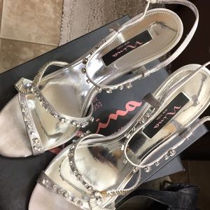 silver Dressy sandals